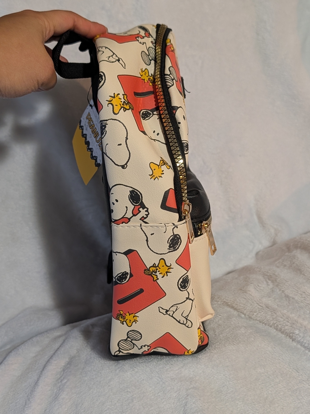 Peanuts Snoopy & Woodstock "Since 1950 Social Club" Mini Backpack - Picture 4 of 7